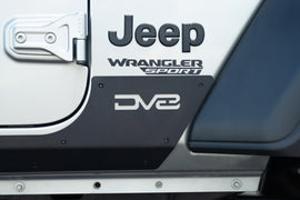 DV8 Offroad 18-23 Jeep Wrangler JL Rock Skins (solo 2 puertas)