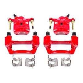 Power Stop 09-13 Subaru Forester Rear Red Calipers w/Brackets - Pair