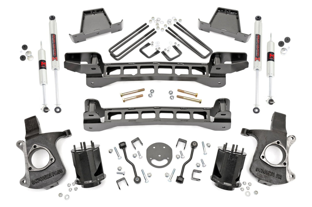 6 Inch Lift Kit M1 Shocks Silverado/Sierra 1500 2WD (99-06 & Classic) Rough Country