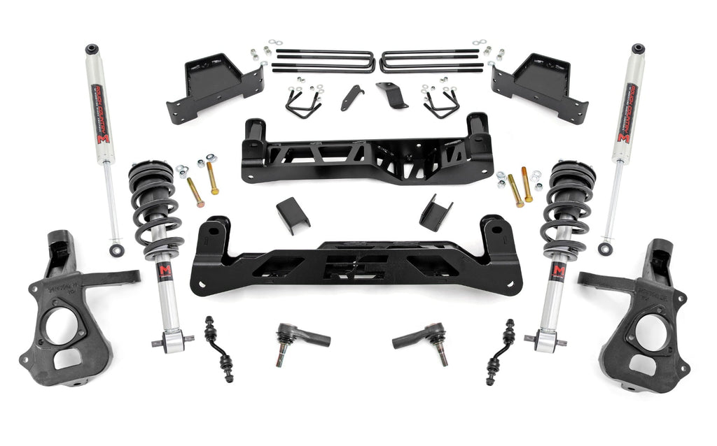 7 Inch Lift Kit Cast Steel M1 Struts/M1 Silverado/Sierra 1500 2WD (14-18 & Classic) Rough Country