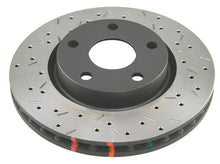 Cargar imagen en el visor de la galería, DBA 07-18 Jeep Wrangler Trasero Serie 4000 Rotor perforado y ranurado con sombrero negro