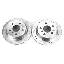 Cargar imagen en el visor de la galería, Power Stop 14-19 Mini Cooper Rear Evolution Drilled &amp; Slotted Rotors - Pair