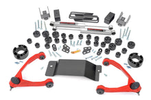 Load image into Gallery viewer, 4.75 Inch Lift Kit Combo Red Silverado/Sierra 1500 4WD (07-13) Rough Country
