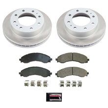 Cargar imagen en el visor de la galería, Power Stop 21-22 GMC Savana 3500 Front Semi-Coated Rotor Kit