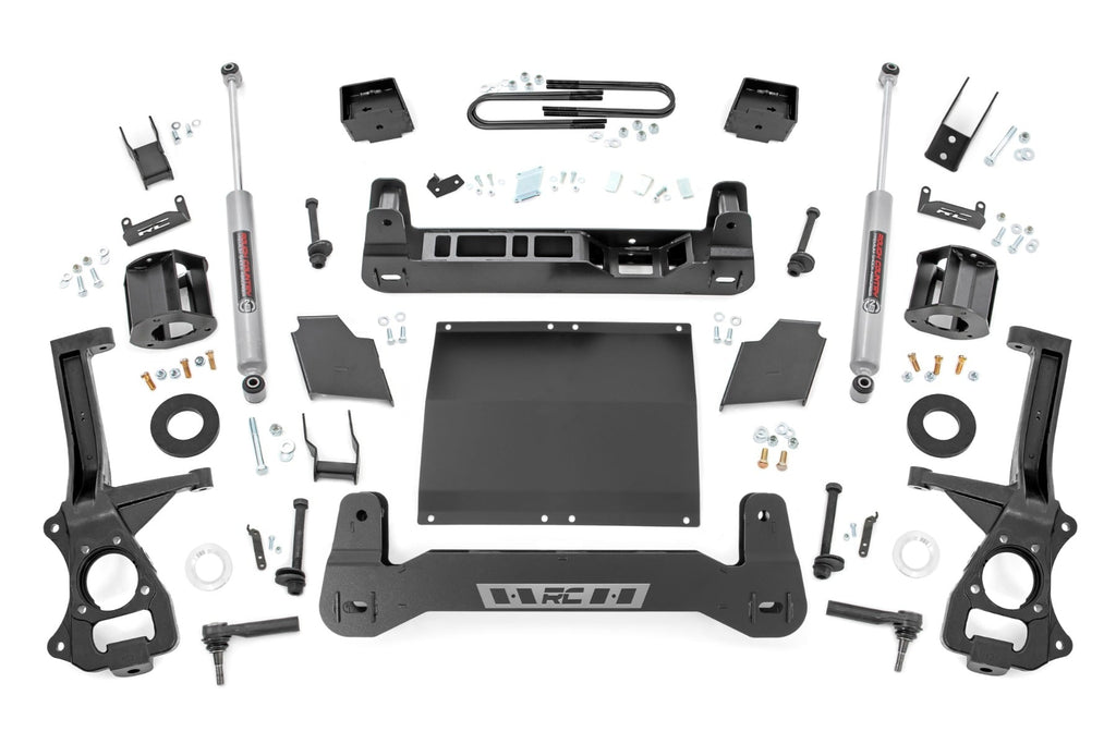 6 Inch Lift Kit Mono Leaf Rear Diesel GMC Sierra 1500 2WD/4WD (25-26) Rough Country