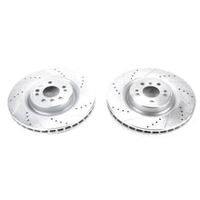 Cargar imagen en el visor de la galería, Power Stop 16-17 Mercedes-Benz GLE300d Front Evolution Drilled &amp; Slotted Rotors - Pair
