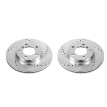 Cargar imagen en el visor de la galería, Power Stop 11-16 Mini Cooper Countryman Front Evolution Drilled &amp; Slotted Rotors - Pair