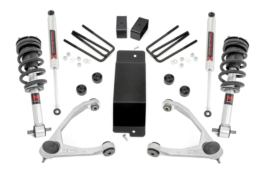3.5 Inch Lift Kit UCA M1 Struts Silverado/Sierra 1500 (07-13) Rough Country