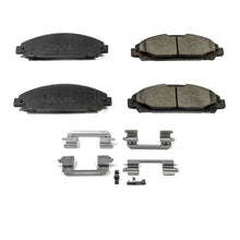 Cargar imagen en el visor de la galería, Power Stop 15-19 Ford Mustang Front Z17 Evolution Ceramic Brake Pads w/Hardware