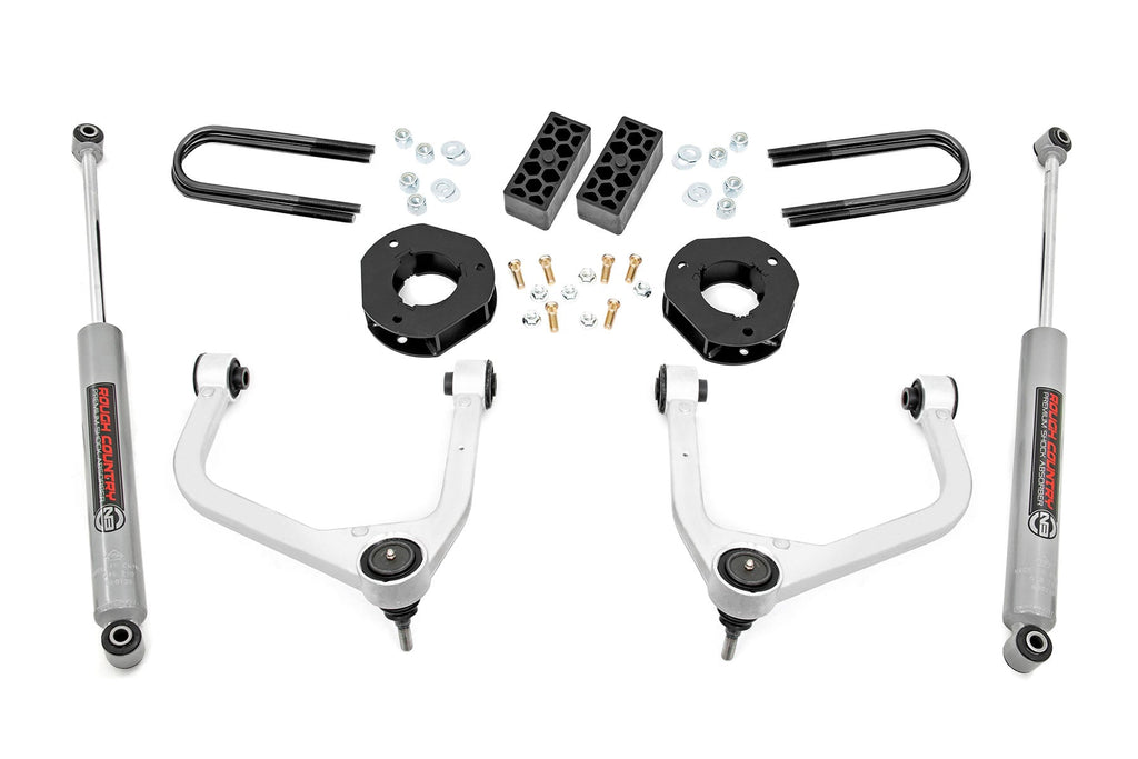 3.5 Inch Lift Kit Rear Mono Leaf Chevy Silverado 1500 2WD/4WD (2025-2026) Rough Country
