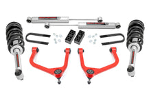 Load image into Gallery viewer, 3.5 Inch Lift Kit N3 Struts Rear Mono Leaf Red Chevy Silverado 1500 (22-24) Rough Country