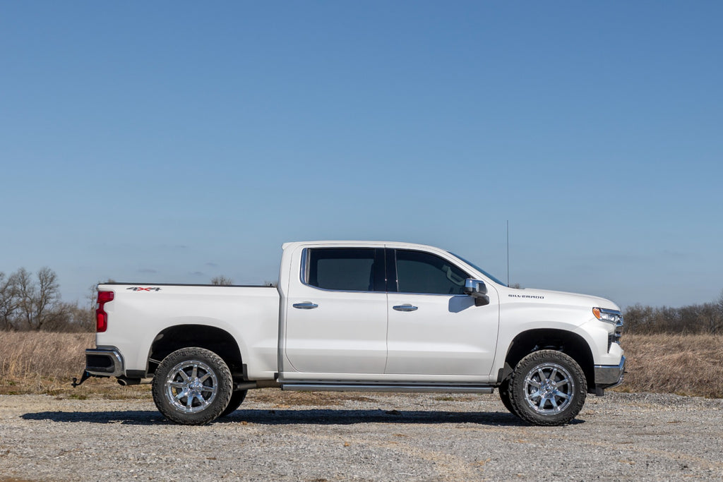 3.5 Inch Lift Kit N3 Struts Rear Mono Leaf Red Chevy Silverado 1500 (25-26) Rough Country