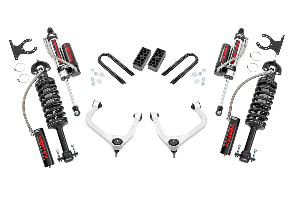 3.5 Inch Lift Kit Vertex Rear Mono Leaf Chevy Silverado 1500 (22-24) Rough Country