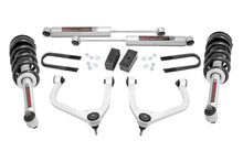 Cargar imagen en el visor de la galería, 3.5 Inch Lift Kit Mono Leaf Rear N3 Struts GMC Sierra 1500 (19-24) Rough Country