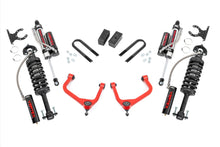 Cargar imagen en el visor de la galería, 3.5 Inch Lift Kit Mono Leaf Rear Vertex Red GMC Sierra 1500 2WD/4WD (19-24) Rough Country