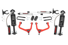 Load image into Gallery viewer, 3.5 Inch Lift Kit Mono Leaf Rear Vertex/V2 Red GMC Sierra 1500 (19-24) Rough Country