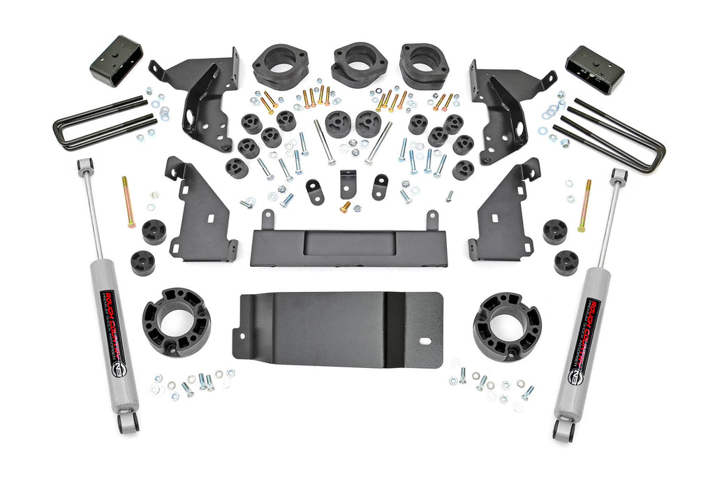 4.75 Inch Lift Kit Combo Stamped Steel Control Arms Silverado/Sierra 1500 4WD (14-15) Rough Country