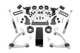 4.75 Inch Lift Kit Combo Cast Aluminum Control Arms Silverado/Sierra 1500 4WD (14-15) Rough Country