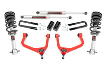 Load image into Gallery viewer, 3.5 Inch Lift Kit M1 Struts/M1 Red Chevy Silverado 1500 2WD/4WD (2019-2024) Rough Country