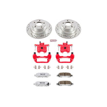 Cargar imagen en el visor de la galería, Power Stop 98-03 Subaru Forester Rear Z26 Street Warrior Brake Kit w/Calipers
