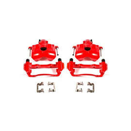 Power Stop 08-11 Ford Focus Front Red Calipers w/Brackets - Pair