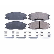 Cargar imagen en el visor de la galería, Power Stop 01-06 Hyundai Santa Fe Front Z17 Evolution Ceramic Brake Pads w/Hardware
