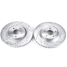 Cargar imagen en el visor de la galería, Power Stop 09-11 Ford Flex Front Evolution Drilled &amp; Slotted Rotors - Pair