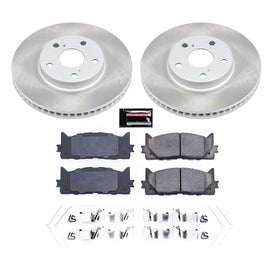 Power Stop 07-17 Toyota Camry Front Semi-Coated Rotor Kit