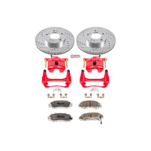 Cargar imagen en el visor de la galería, Power Stop 97-01 Acura Integra Front Z26 Street Warrior Brake Kit w/Calipers