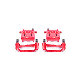 Power Stop 05-06 Saab 9-2X Front Red Calipers w/Brackets - Pair