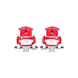 Power Stop 04-05 Cadillac DeVille Rear Red Calipers w/Brackets - Pair