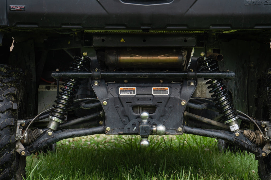 M1 Rear Coil Over Shocks Ride Height Adjust Can-Am Defender MAX HD10/PRO HD10 Rough Country