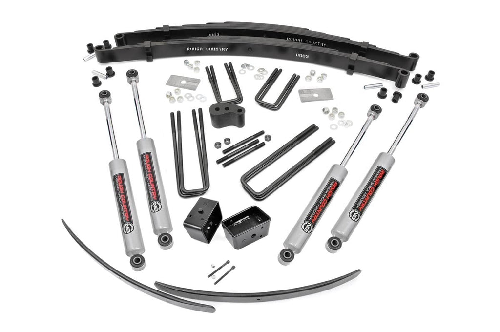 4 Inch Lift Kit Rear Blocks Dodge/Plymouth Ramcharger (78-93)/Trailduster (78-81) Rough Country