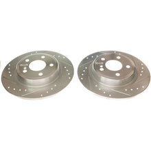 Cargar imagen en el visor de la galería, Power Stop 17-19 Infiniti QX30 Rear Evolution Drilled &amp; Slotted Rotors - Pair