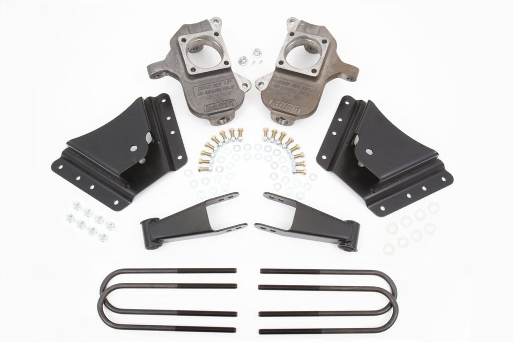 McGaughy's 2/3-5 Inch Spindle Lowering Kit 2002-2010 Silverado/Sierra 3500 2WD/4WD
