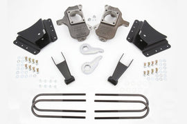 McGaughy's 3-4/3-5 Inch Spindle Lowering Kit 2002-2010 Silverado/Sierra 3500 2WD