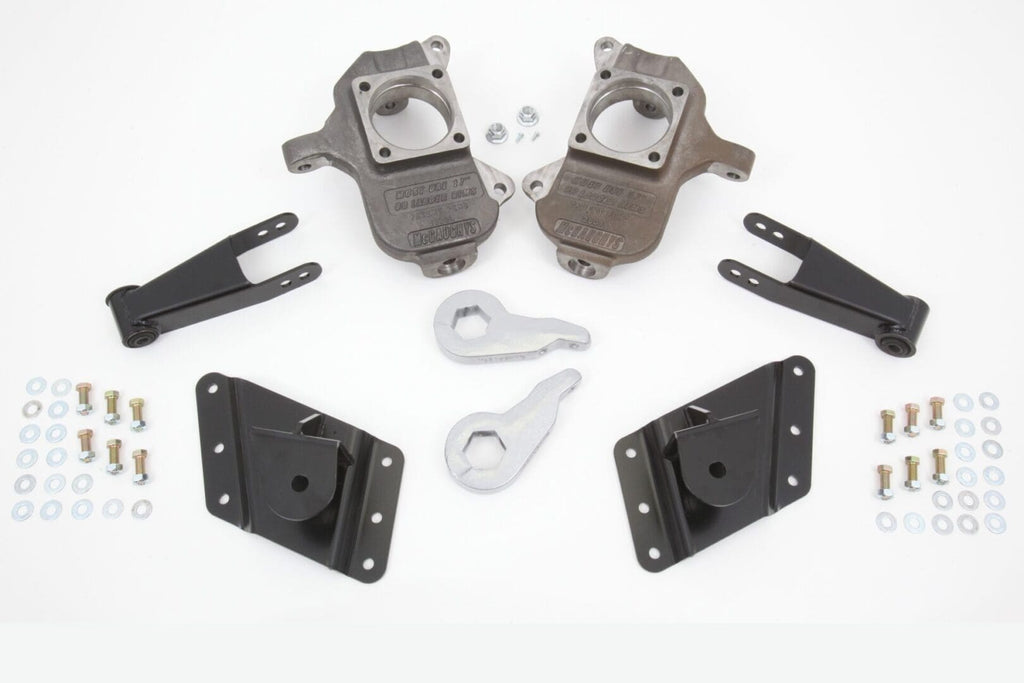 McGaughy's 3-4/3-5 Inch Spindle Lowering Kit 2002-2010 Silverado/Sierra 2500/3500 2WD