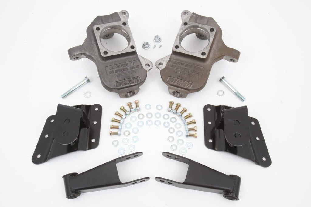 McGaughy's 2/3-5 Inch Spindle Lowering Kit 1999-2000 Silverado/Sierra 2500 2WD/4WD