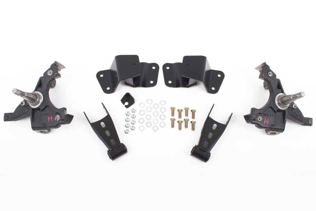 McGaughy's 2/4 Inch Spindle Lowering Kit 1988-1998 C1500/Sierra 1500 2WD Light Duty