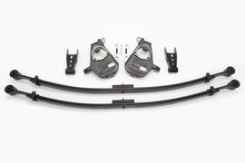 McGaughy's 2/4 Inch Spindle/Leaf Spring Lowering Kit 2007-2013 Silverado/Sierra 1500 2WD/4WD