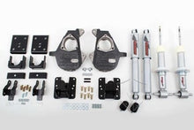 Load image into Gallery viewer, McGaughy's 3-5/5-7 Inch Spindle/Flip Kit Lowering Kit 2014-2016 Silverado/Sierra 1500 with Cast Steel Control Arms 2WD