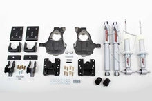 Load image into Gallery viewer, McGaughy's 3-5/5-7 Inch Spindle/Flip Kit Lowering Kit 2014-2018 Silverado/Sierra 1500 with Stamped Steel/Alum Control Arms 2WD
