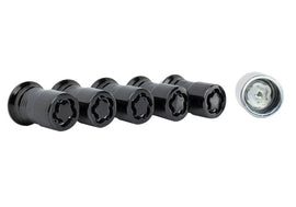 Ford Racing 2023+ Ford Bronco Raptor M14 x 1.5 Kit de tuercas de seguridad negras - Juego de 5