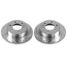 Cargar imagen en el visor de la galería, Power Stop 07-09 Dodge Sprinter 2500 Rear Evolution Drilled &amp; Slotted Rotors - Pair