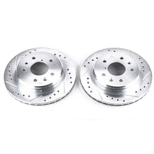 Cargar imagen en el visor de la galería, Power Stop 86-91 Mazda RX-7 Rear Evolution Drilled &amp; Slotted Rotors - Pair