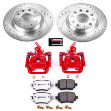 Cargar imagen en el visor de la galería, Power Stop 15-18 Volkswagen Golf Rear Z26 Street Warrior Brake Kit w/Calipers