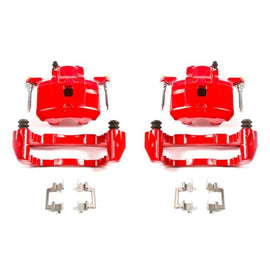 Power Stop 01-05 Chrysler Sebring Front Red Calipers w/Brackets - Pair