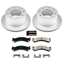 Cargar imagen en el visor de la galería, Power Stop 01-06 Chevrolet Silverado 3500 Rear Z17 Evolution Geomet Coated Brake Kit