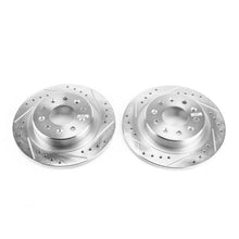 Cargar imagen en el visor de la galería, Power Stop 2018 Buick Envision Rear Evolution Drilled &amp; Slotted Rotors - Pair