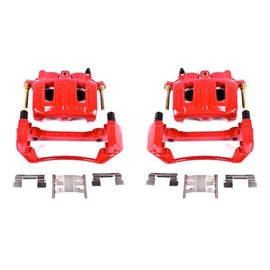 Power Stop 99-03 Ford F-150 Front Red Calipers w/Brackets - Pair